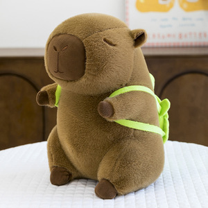 Vente chaude multi-taille 25CM-90CM Capibara tortue sac à dos <span class=keywords><strong>dauphin</strong></span> en peluche jouet confortable cadeau d'anniversaire jouets en peluche - Product Image 1