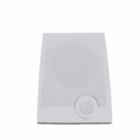 Haut-parleur mural 100V pour sonorisation publique, options noir et blanc, pour bureaux, salles de classe et espaces commerciaux