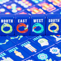 Set Mahjong Mewah Melamin Modern Seri Motor City 2026, Ubin Berukir Dua Sisi, Poles Berkilau, Premium, Kustom untuk Kasino dan Perjudian