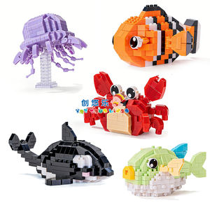 Jouets éducatifs en blocs d'animaux EPT, blocs en plastique, briques de construction pour enfants - Product Image 3
