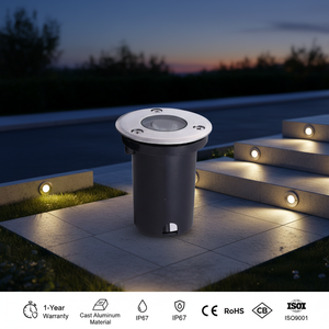 Lumière LED RGB extérieure étanche IP67 avec projecteur encastré en aluminium pour l'aménagement paysager <span class=keywords><strong>extérieur</strong></span> - Product Image 1