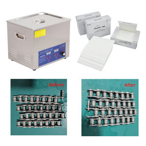 6L eliminación de polvo de aceite óxido 180W potencia ajustable máquina de limpieza ultrasónica piezas dentales lavadora máquina limpiador ultrasónico - Product Image 4