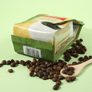 Tùy chỉnh in Nắp kéo hạt cà phê bao bì túi hộp đáy nhôm túi dây kéo bên túi có van - Product Image 4