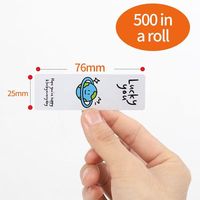 Autocollants d'étanchéité durables, imprimés sur mesure, vinyle imperméable avec laminage mat/brillant / RTS 1 pouce * 3 pouces, 500 pièces par rouleau