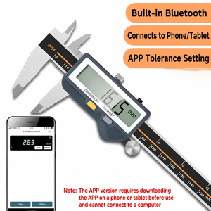 <span class=keywords><strong>Calibrador</strong></span> Digital Powerfix IP54 de Acero Inoxidable con Transferencia de Datos y Pantalla LED 0-300mm ODM/OEM Calibradores Vernier - Product Image 1