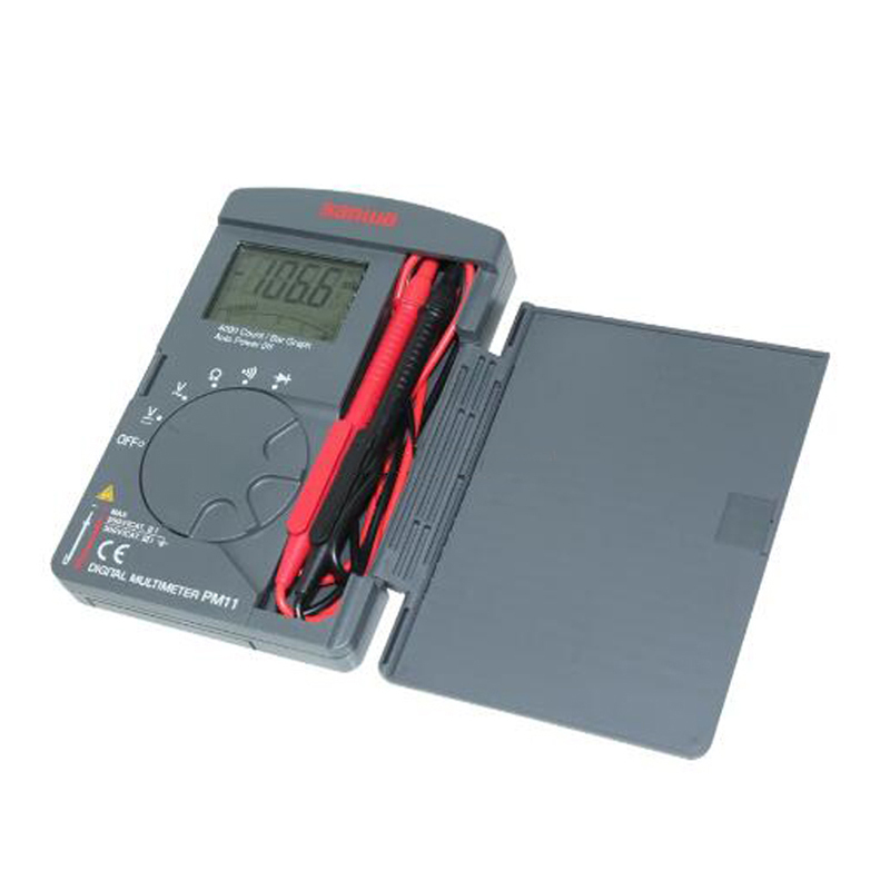 Multimètre Numérique Sanwa PM11 - Testeur électrique Portable Avec étui - Catégorie CAT III