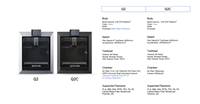 Printer 3D QIDI Tech Q2C Tertutup CoreXY Kecepatan Tinggi 600mm/s 370 ℃   Printer 3D FDM Murah dengan Hotend Bimetal dan Sistem Perataan Otomatis Penuh