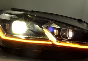 WELIFTRICH Actualización a Nuevas Luces de Circulación Diurna LED, Conjunto de Faros Delanteros Aptos para Volkswagen Golf 7.5 2017-2020 - Product Image 2