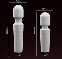 Mini vibromasseur blanc de haute qualité pour adultes, baguette vibrante personnelle, masseur AV puissant, jouets sexuels portables pour femmes