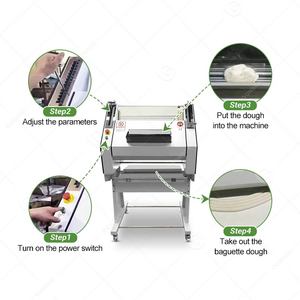 <b>Hot</b> <b>Dog</b> Bakery Equipment Rolling Dough French Baguette Bread Moulder Shaping Moulding <b>Machine</b> Price - Product Image 5