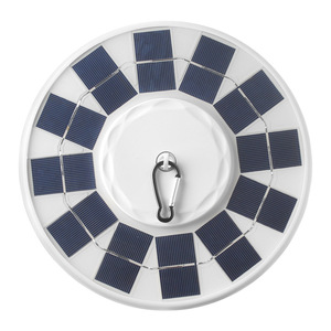 Lampe solaire pour drapeau 128 LED, lampe de drapeau extérieure, lampe de camping solaire - Product Image 4