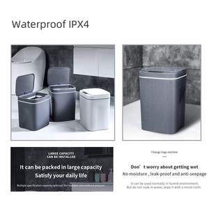 Poubelle Intelligente à Capteur Automatique – Poubelle de Cuisine Nordique en Plastique pour Déchets et Ordures – Corbeille à Déchets Intelligente - Product Image 6