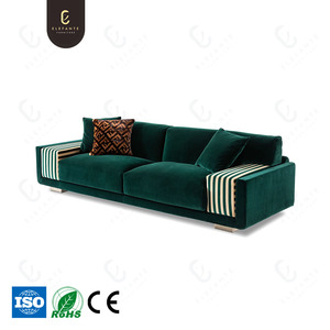 Tùy chỉnh hiện đại Modular <span class=keywords><strong>sofa</strong></span> Elegante hình chữ nhật couch ánh sáng sang trọng cao cấp quá khổ 2 CHỖ NGỒI vải cắt <span class=keywords><strong>sofa</strong></span> bộ - Product Image 5