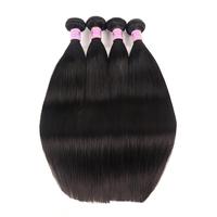 Rambut Manusia Peru Silky Straight Virgin Grosir, Bundel 8-28 Inch, Warna Hitam Alami, Untuk Salon Rambut