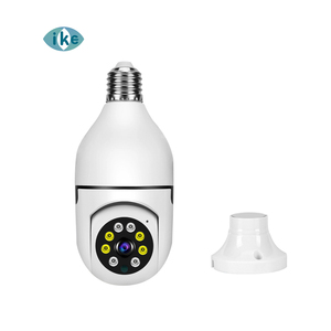 Precio barato Ikevision V380pro 1080P 2MP 3MP Cámara de bombilla inalámbrica con puerto estándar E27 para seguridad en el hogar WIFI Cámara de lámpara LED - Product Image 1