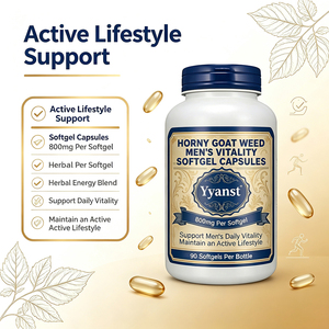 Extrait de Horny Goat Weed en capsules molles – Complément Herbal pour Soutenir la Vitalité Quotidienne des Hommes et Maintenir un Mode de Vie Actif pour Hommes Adultes - Product Image 6