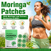 Acentiallabs 30 Patchs Antioxydants pour la Perte de Poids et le Soutien Métabolique, Patchs Transdermiques Bien-être au Moringa avec Berbérine et NAD+