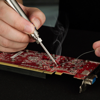 Besi Solder Isi Ulang Daya dengan Penutup Besi Solder Nirkabel Baterai Lithium Usb Besi Solder Listrik
