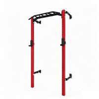 Support mural pliable en acier inoxydable pour squats, entraînement de force des bras et de la poitrine, usage domestique et commercial