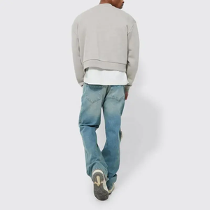 Fabricante de Ropa, Sudadera Corta Estilo Urbano para Hombre, 100% Algodón, Sudadera con Estampado 3D, Sudadera Corta con Diseño Gráfico para Hombre - Product Image 5