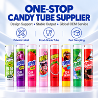 Tubes d'emballage alimentaire en aluminium et plastique haute barrière sans BPA 150 ml avec bouchon à vis, contenants personnalisés imprimés UV pour confitures et bonbons