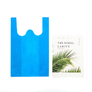 Bolsa de compras no tejida ecológica plegable reutilizable reciclada con logotipo personalizado de gran oferta del fabricante para uso promocional - Product Image 3