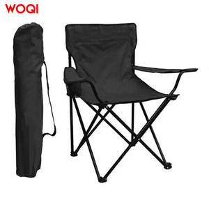 เก้าอี้พับ Woqi สำหรับตั้งแคมป์ เดินทาง พกพาสะดวก ทำจากอลูมิเนียมและผ้า Oxford สีน้ำเงิน พร้อมที่วางแก้วและที่วางแขน - Product Image 5