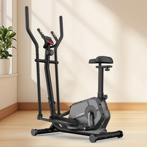 Vélo <span class=keywords><strong>elliptique</strong></span> <span class=keywords><strong>professionnel</strong></span> magnétique avec siège réglable pour entraînement cardio à domicile et cross-trainer - Product Image 1