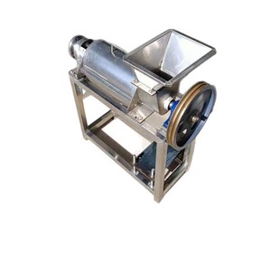Exprimidor Espiral Comercial de Acero Inoxidable con Orificio de Alimentación de 60 mm para Extracción de Frutas y Verduras - Product Image 1