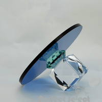 Support à gâteau en cristal K9 de luxe, plateau de présentation de desserts pour centre de table de mariage