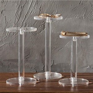 Exhibidores <span class=keywords><strong>de</strong></span> Acrílico Transparente Personalizados para Relojes <span class=keywords><strong>de</strong></span> Pulsera, Anillos, Sombreros, Juego <span class=keywords><strong>de</strong></span> 3 para Joyería, Relojería y Tiendas - Product Image 6