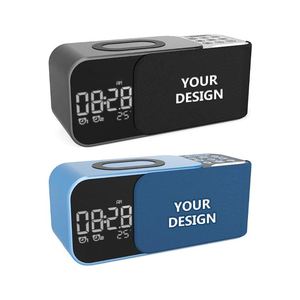 2026 Latest <b>LED</b> Display Bluetooth Speaker Snooze Alarm <b>Clock</b> Colorful Night Light Mini Music Player for Bedroom Desk - Product Image 1