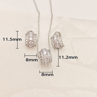 Parure Collier Pendentif et Boucles d'Oreilles Femme Vintage Cuivre Plaqué Or 18K Classique Mariage Perles Cylindriques Micro Pavé CZ Tube