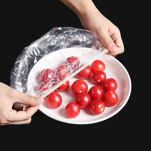 Disposable Cling Film Food Cover Round Elastic Opening Self Sealing Bowl Cover For Refrigerator Storage Picnic Use - Product Image 1
