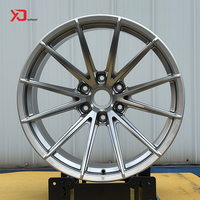 Jantes forgées concaves profondes 17-22 pouces 5*112 5*120 5*114.3 Hyper Black Monoblock pour Classe E Classe S GLC Série 3 X3 X4