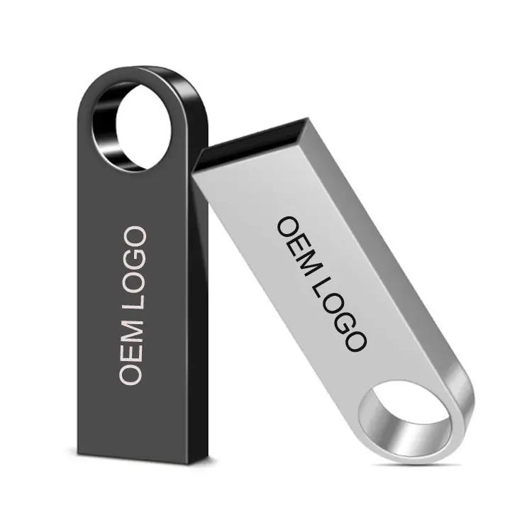 Chave USB personalizada 4GB 8GB 16GB Metal USB Stick 32GB 64GB 128GB 1TB Cle Unidade flash USB 2.0 3.0 Pen Drive