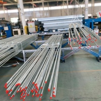 Poteaux de mur de soutènement en poutre H galvanisée laminée à chaud avec tiges filetées soudées |   Solution structurelle robuste de qualité Q235