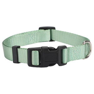 調整可能な小型大型中型犬ペットリング模造ナイロン製品猫用プレーンポリエステル犬の首輪 - Product Image 1