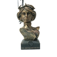 Statue de personnage en résine moules en résine personnalisés figurine de décoration intérieure imparfaite buste fait à la main Figurine vive