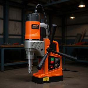 Perceuse magnétique, moteur 1450W, diamètre de perçage 2 pouces, 2878 lbf, perceuse magnétique électrique portable, avec 6 forets, vitesse variable - Product Image 2