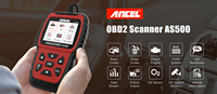 ANCEL AS500 OBD2 Araç Tarayıcısı, Dahili DTC Arama Kütüphanesi ve Tek Tuşla I/M Hazırlık Testi Özelliğiyle