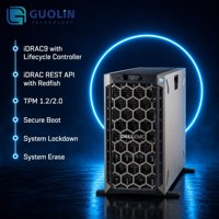 Serveur Tour 5U d'occasion avec double processeur Intel Xeon Scalable, DDR4 ECC, IDRAC9 pour la virtualisation de bases de données d'entreprise, PowerEdge T640