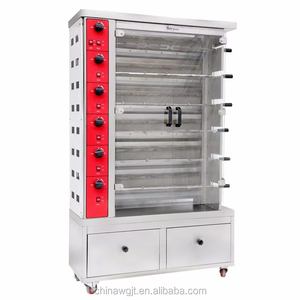 Horno de Asador Vertical Ecológico de 6 Varillas, Horno Industrial a Gas para Pollo, Equipo Comercial de Cocina - Product Image 3