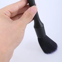 QEEPEI Kit de brosses de nettoyage multifonctionnelles en plastique pour l'intérieur de voiture et ensemble de brosses de détaillage pour lave-auto, kit de lavage doux pour perceuse