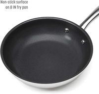 Ensemble de casseroles et poêles de cuisine professionnelles en acier inoxydable durable, 12 pièces, vente en gros d'usine, pour restaurant et usage domestique