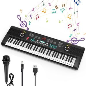 Bon marché Clavier de <span class=keywords><strong>piano</strong></span> <span class=keywords><strong>électrique</strong></span> portable Écran LCD quantité minimale de commande bas Clavier compact à 61 touches <span class=keywords><strong>Piano</strong></span> avec 16 tons - Product Image 4