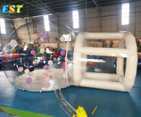 3m 4m 5m Tente à bulles gonflable Globe Transparent Igloo Dome Tent Outdoor Camping Event Wedding Party Gonflable Bubble House