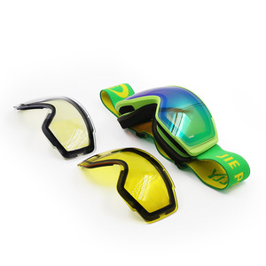 Custom Kids <b>Ski</b> Goggles Double Layer Anti Fog Pc Lens One Size For Outdoor Snow Sports 6-14 Years - Product Image 1