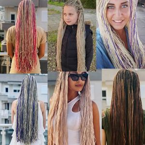 Vente chaude : Tresses Zizi Box Braid synthétiques, petites tresses à trois brins, pré-bouclées 3X, fines, pour crochet - Product Image 5