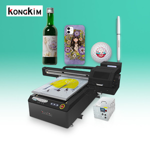 Imprimante UV à plat 3D Kongkim 60x90cm XP600 I3200 1-4 têtes pour <span class=keywords><strong>impression</strong></span> <span class=keywords><strong>sur</strong></span> coques <span class=keywords><strong>photo</strong></span>, mugs, cylindres, verre, acrylique - Product Image 3